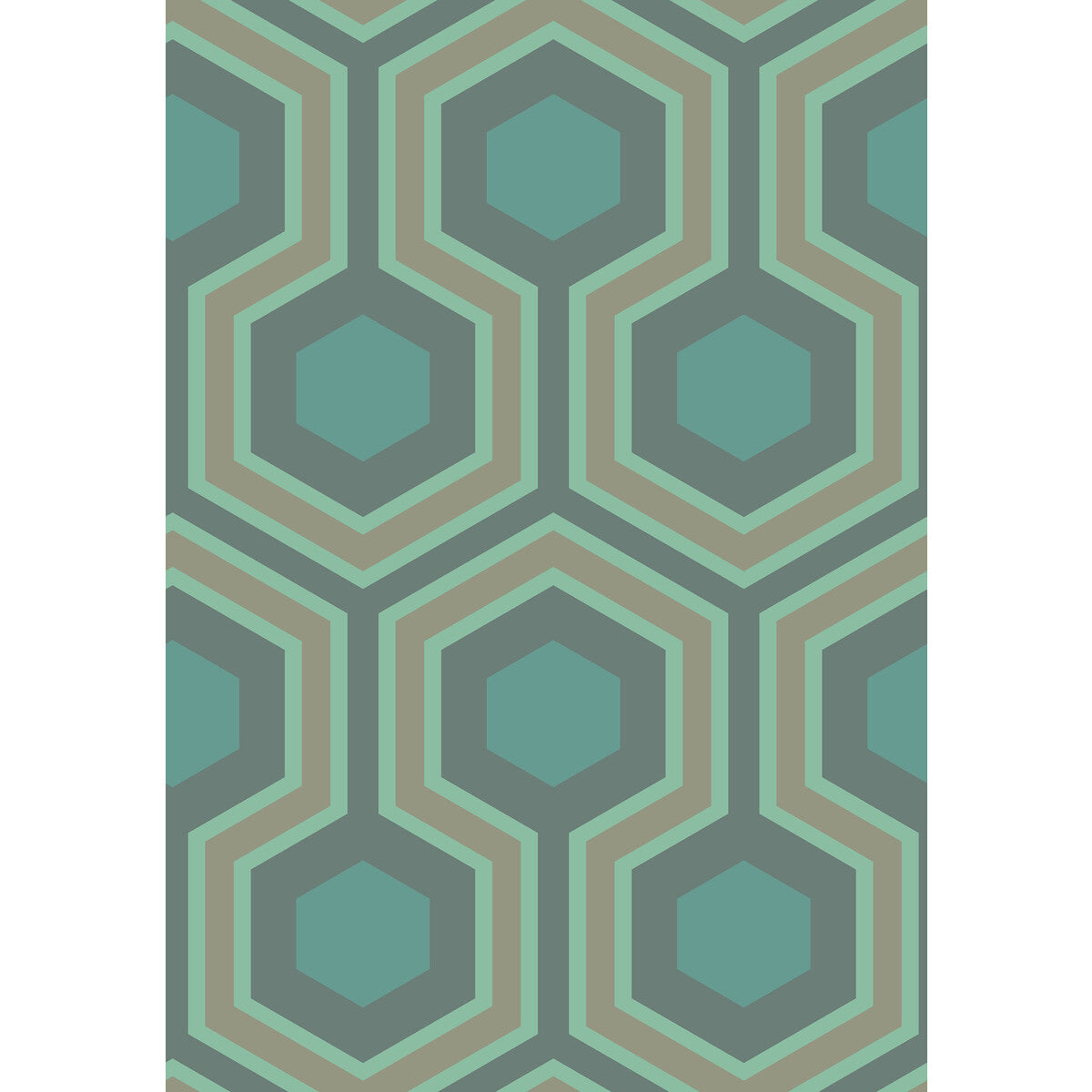 COLE & SON 95/6034.CS.0 HICKS GRAND GREEN Wallpaper - Eade's Wallpaper