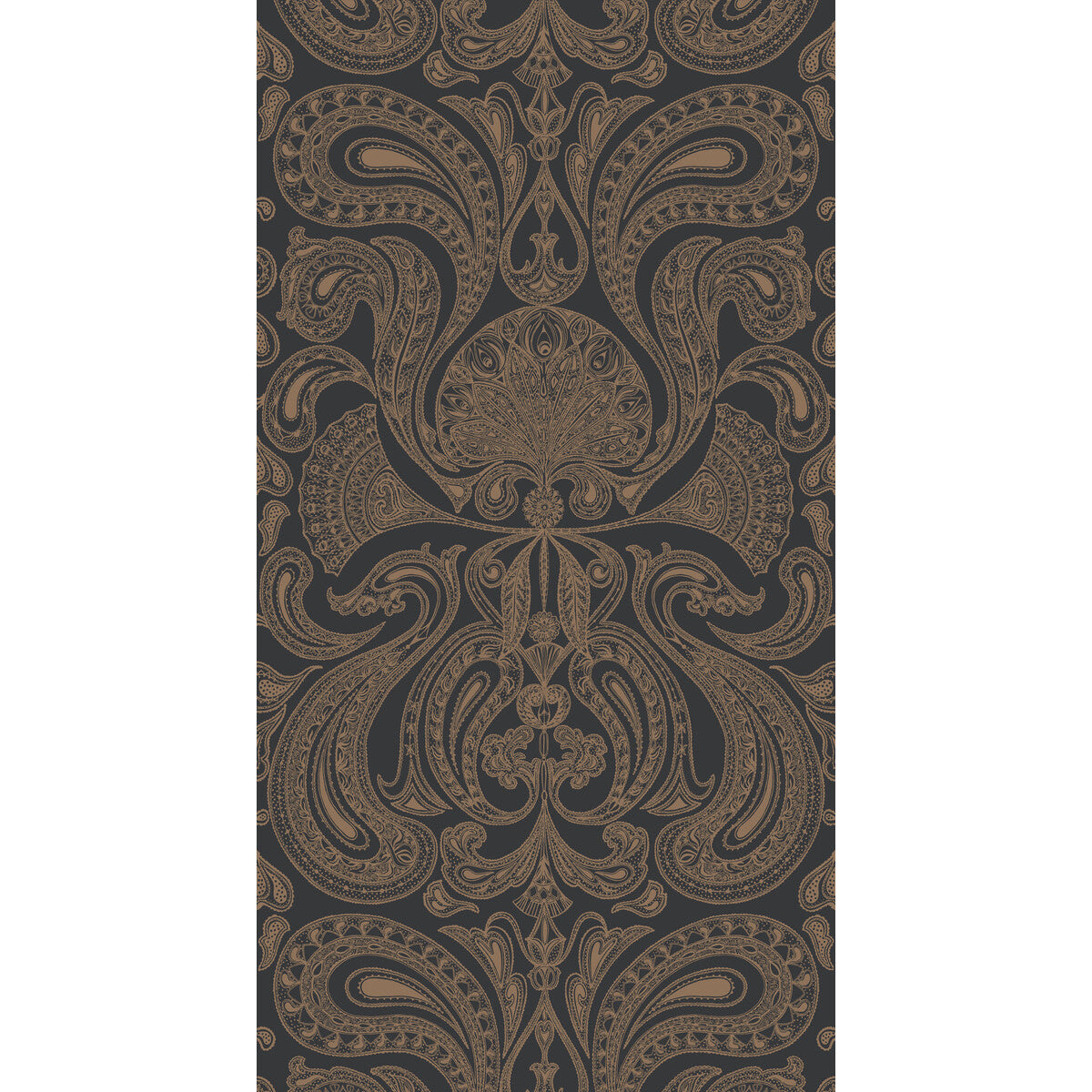 COLE & SON 95/7044.CS.0 MALABAR BRONZE/BLACK Wallpaper - Eade's Wallpaper