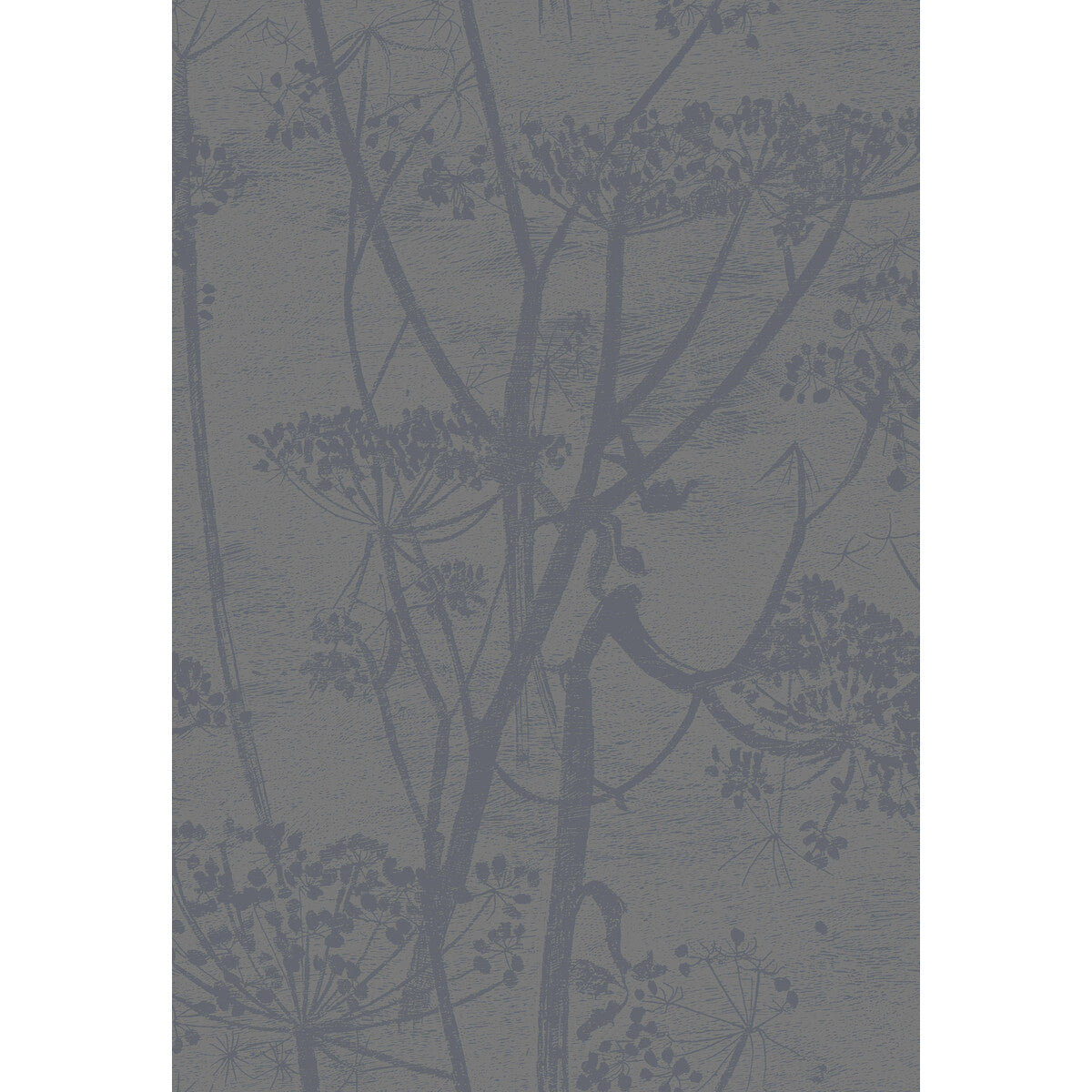 COLE & SON 95/9050.CS.0 COW PARSLEY GILVER/BLACK Wallpaper - Eade's Wallpaper