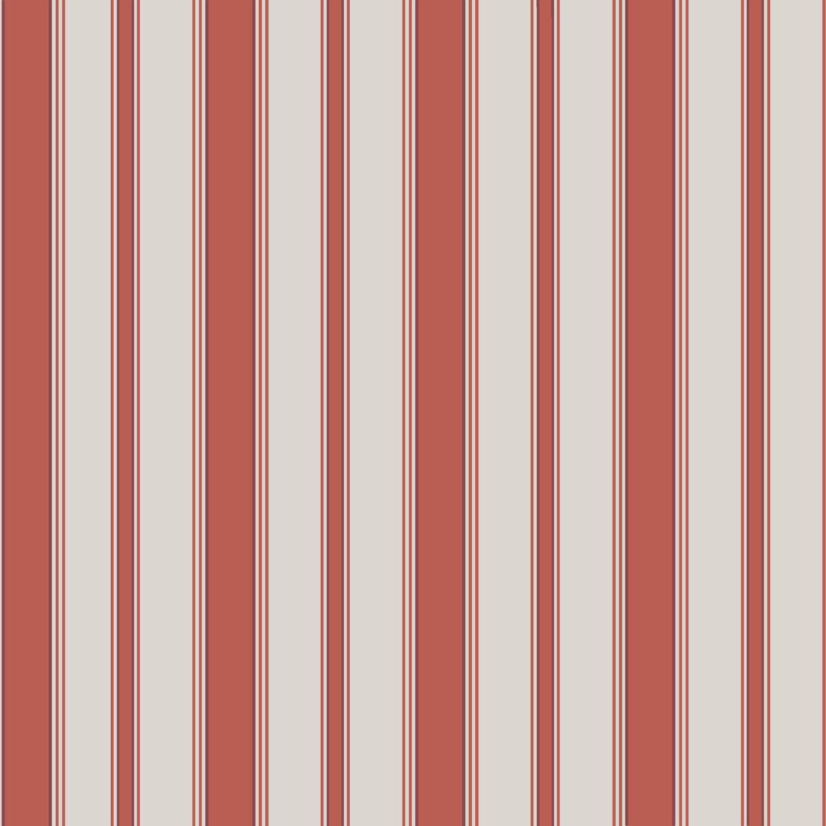 COLE & SON 96/1001.CS.0 CAMBRIDGE STR RED AND SAND Wallpaper - Eade's Wallpaper