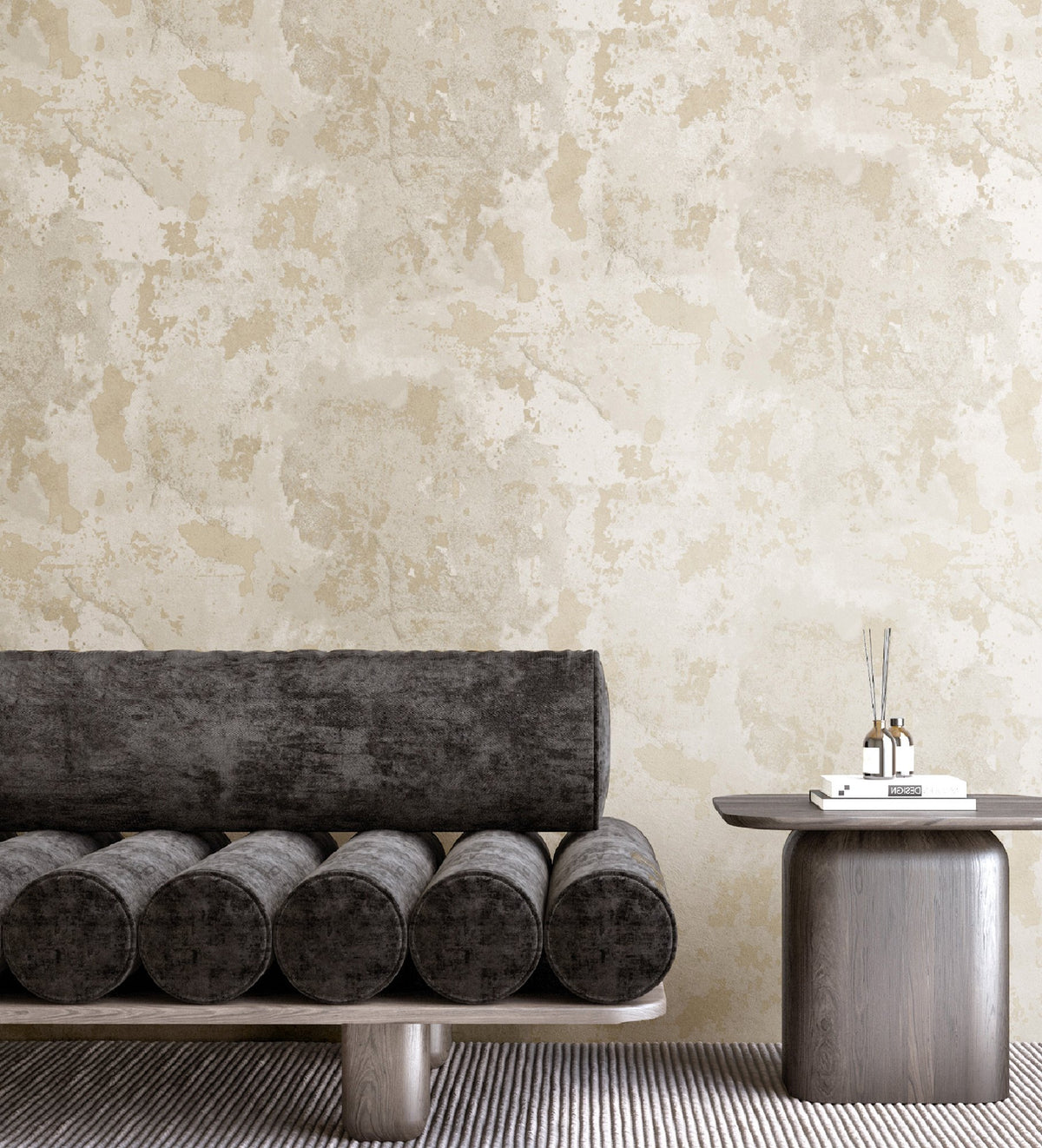 Galerie Italian Textures 4 Plain Texture Beige Wallpaper 978