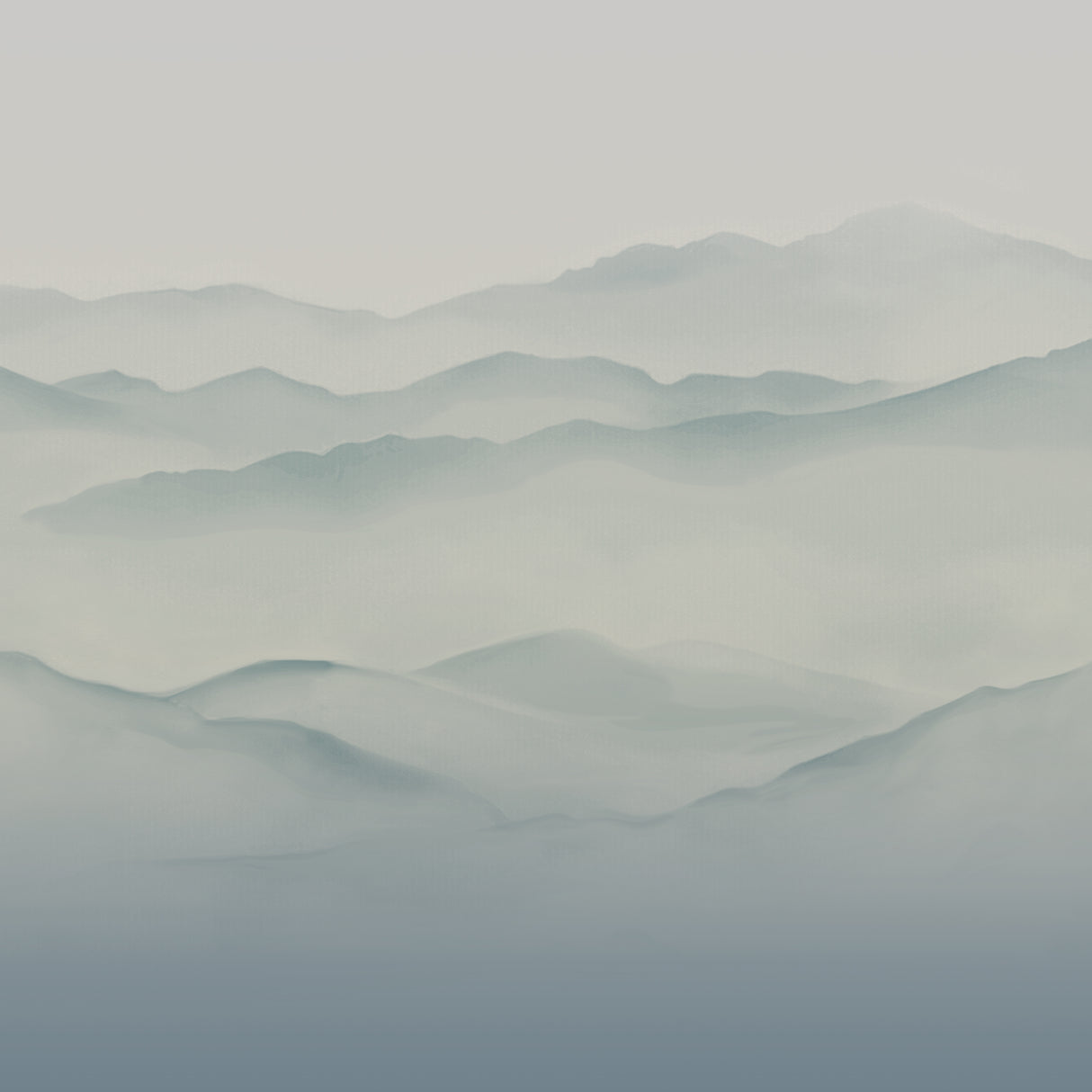 Armani BASHO MURAL 9900 in Green Mural - INSPIRED MOODS