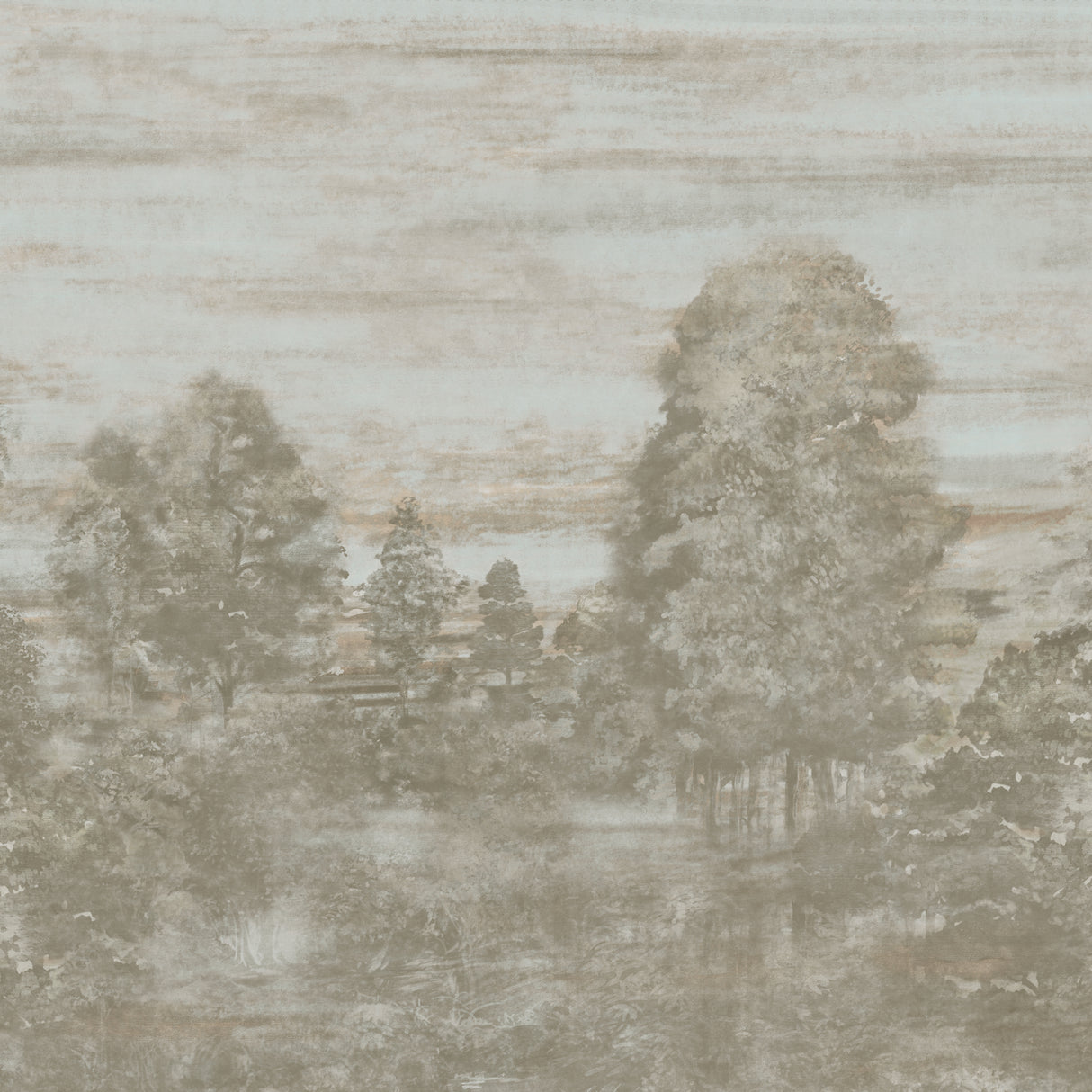 Armani SHAKESPEARE MURAL - 6 PANEL SET 9930 in Brown Mural -