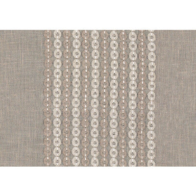 KRAVET COUTURE 9953.16.0 BANGLE SHEER TRUFFLE Fabric - Eade's Wallpaper