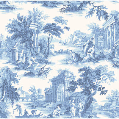 COLE & SON 99/1001.CS.0 VILLANDRY COBALT BLUE Wallpaper - Eade's Wallpaper