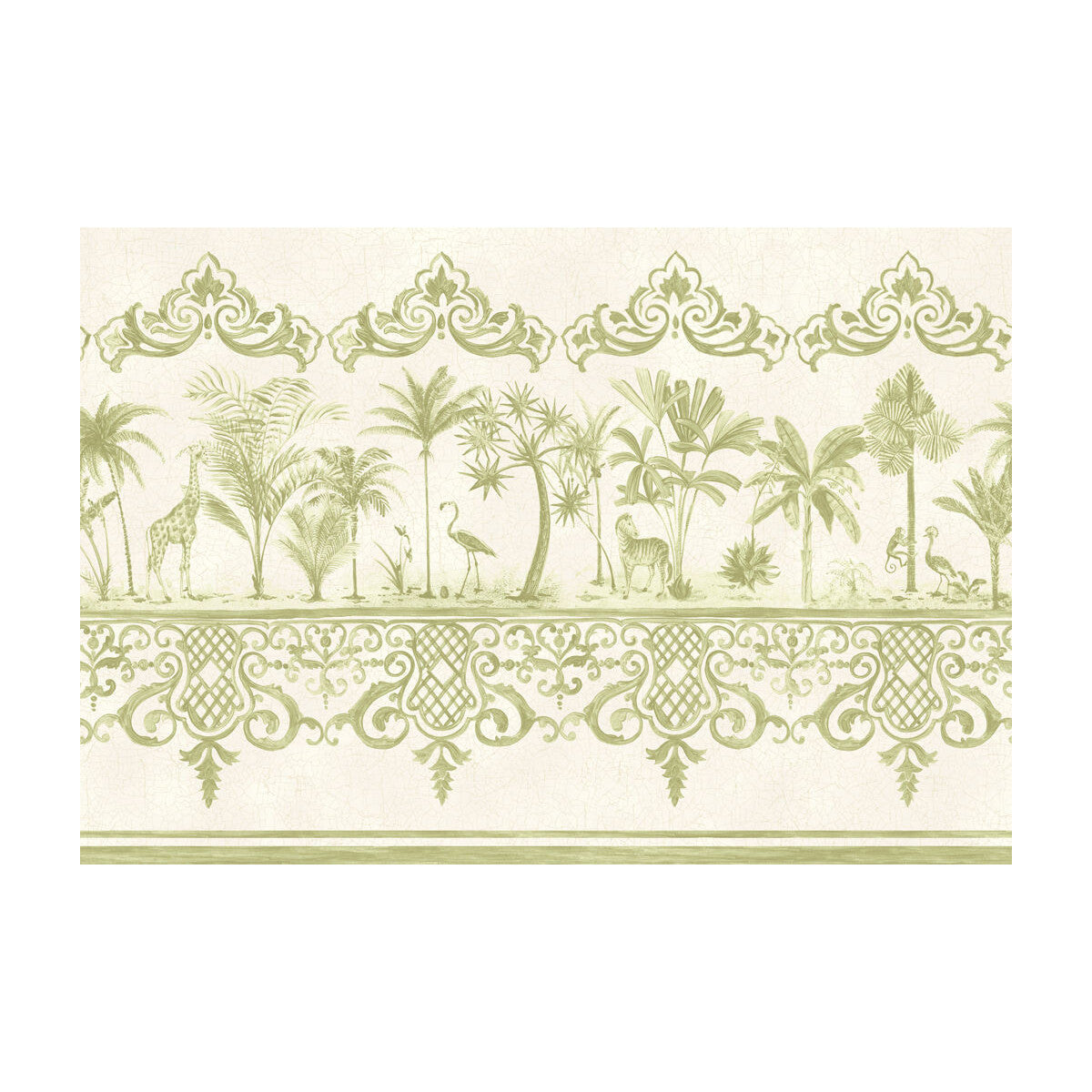 COLE & SON 99/10045.CS.0 ROU BORDER OLD OLIVE Wallpaper - Eade's Wallpaper