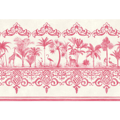 COLE & SON 99/10046.CS.0 ROU BORDER ROSE PINK Wallpaper - Eade's Wallpaper
