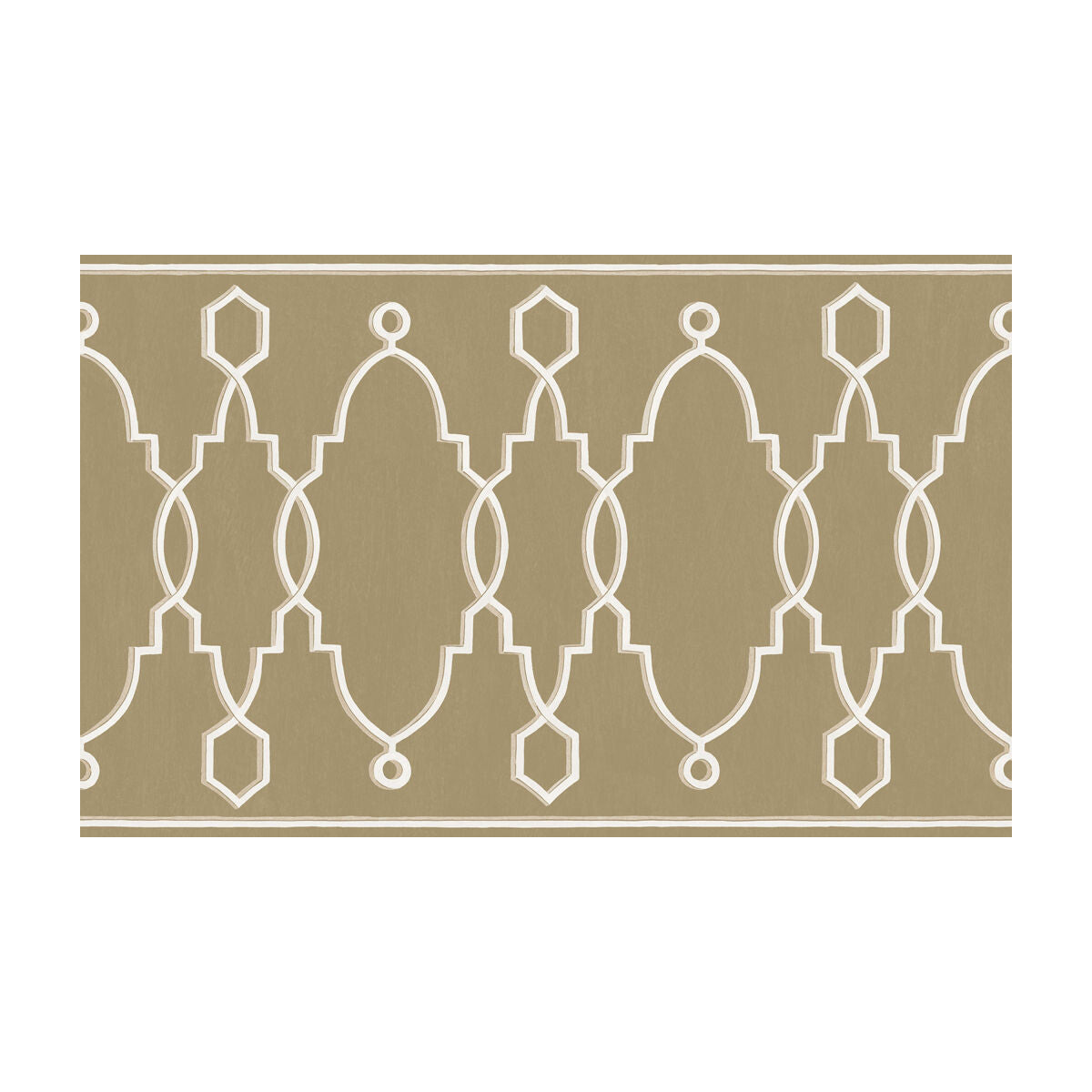 COLE & SON 99/3017.CS.0 PARTERRE BORDER GOLD Wallpaper - Eade's Wallpaper
