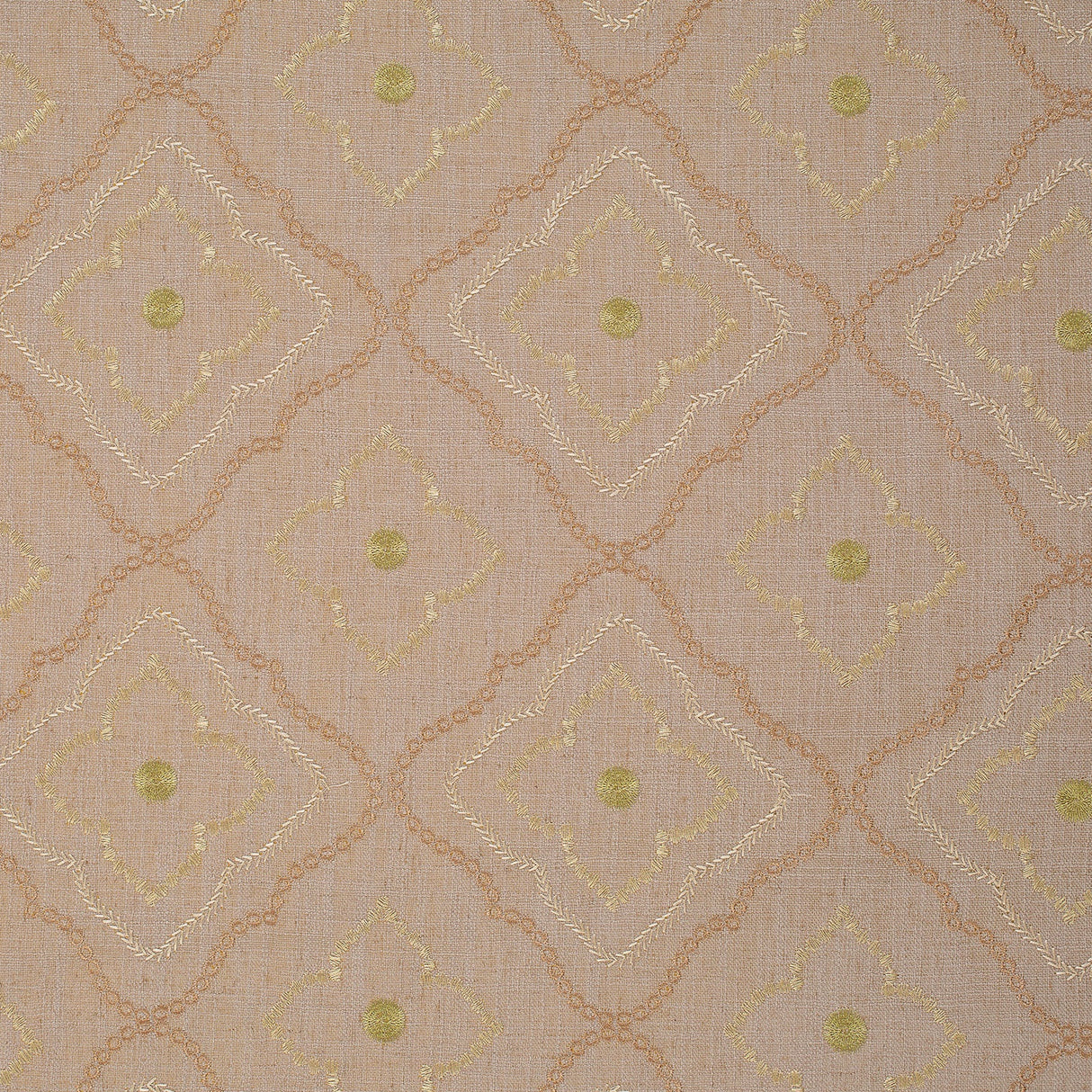 Mitchell MDS FF-2404-18 Medallion,Trellis Leonardo-Taupe - Eade's Wallpaper