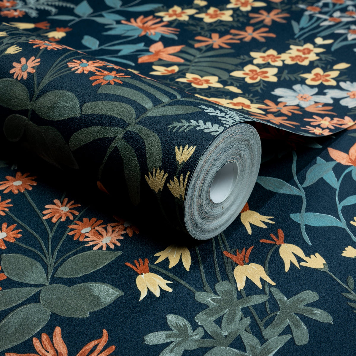 Galerie Arcadia Classical Floral All-over Blue Wallpaper ARA