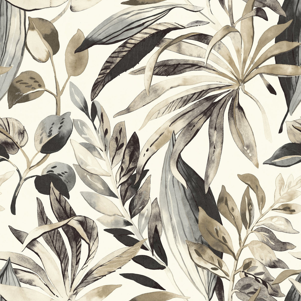 Galerie Orom II Branched Leaves Motive Beige Mural A71701