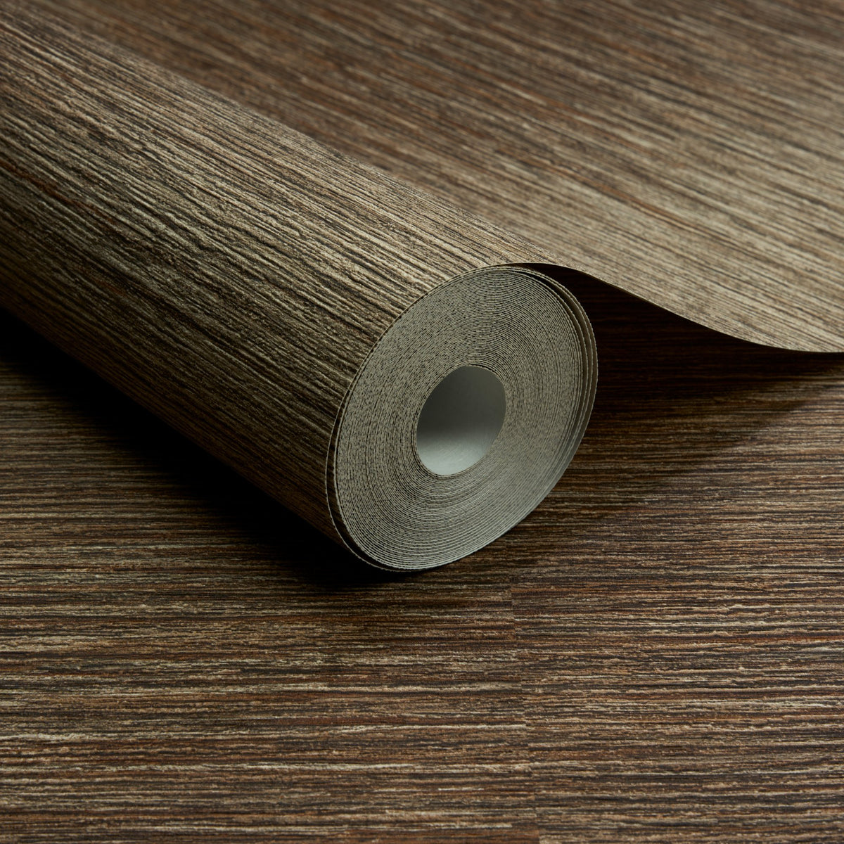 Galerie Textured Vibes Irregular Stripes Brown Wallpaper A77
