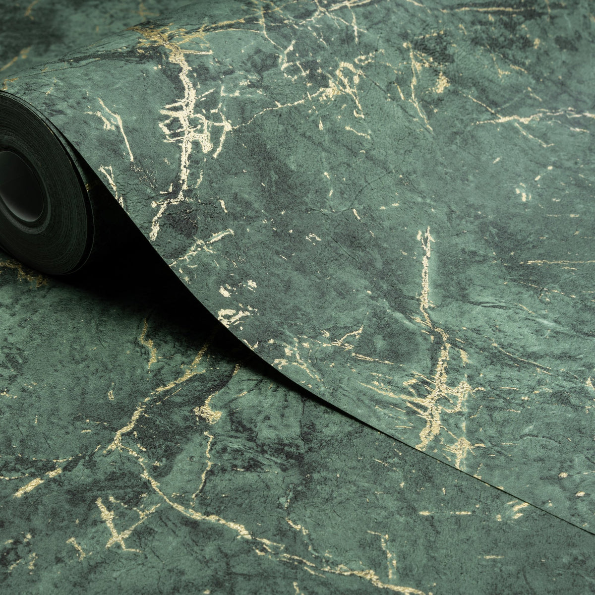 Galerie Textured Vibes Marble Plain Green Wallpaper A78002