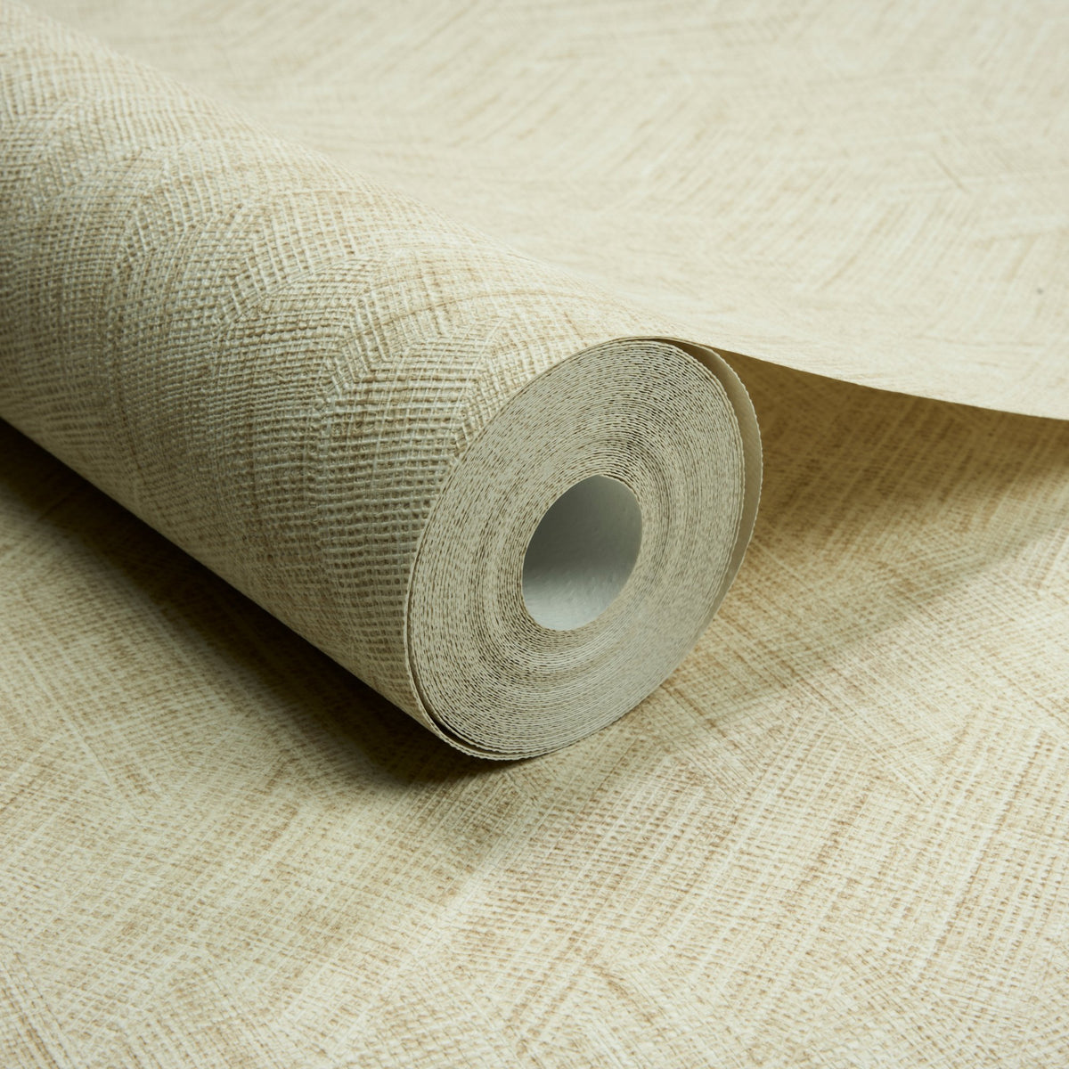 Galerie Textured Vibes Textile Plain Beige Wallpaper A78302
