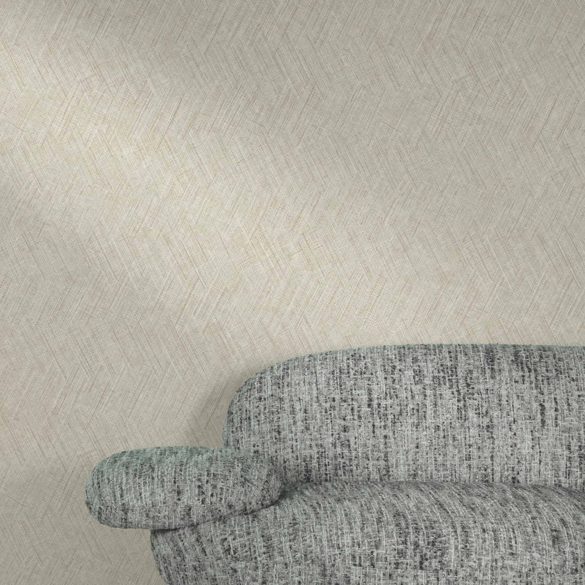 Galerie Textured Vibes Textile Plain Grey Wallpaper A78304