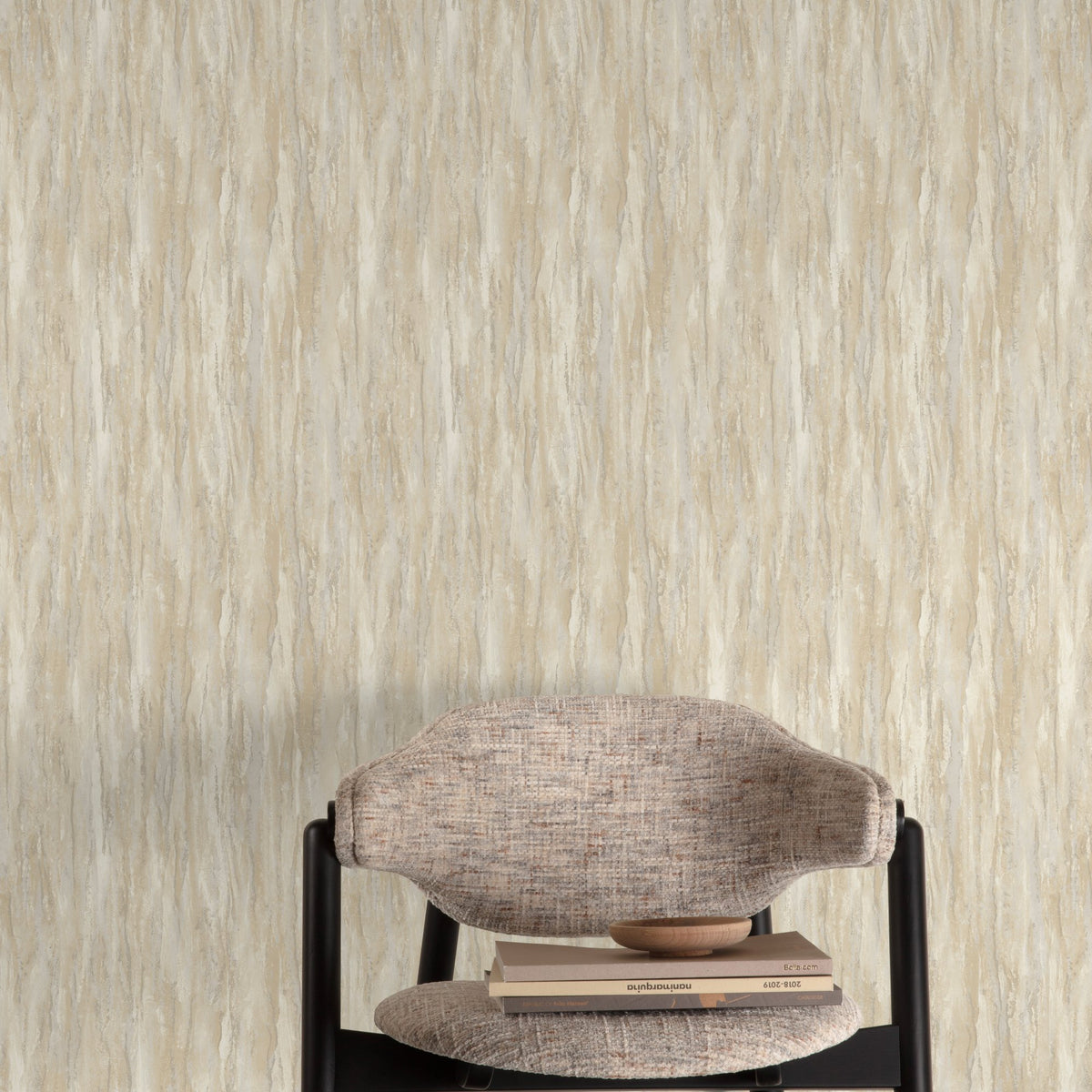 Galerie Textured Vibes Patinated Plain Beige Wallpaper A7850