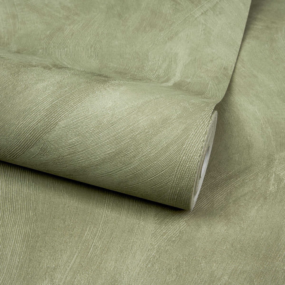 Galerie Textured Vibes Authentic Plaster Plain Green Wallpap