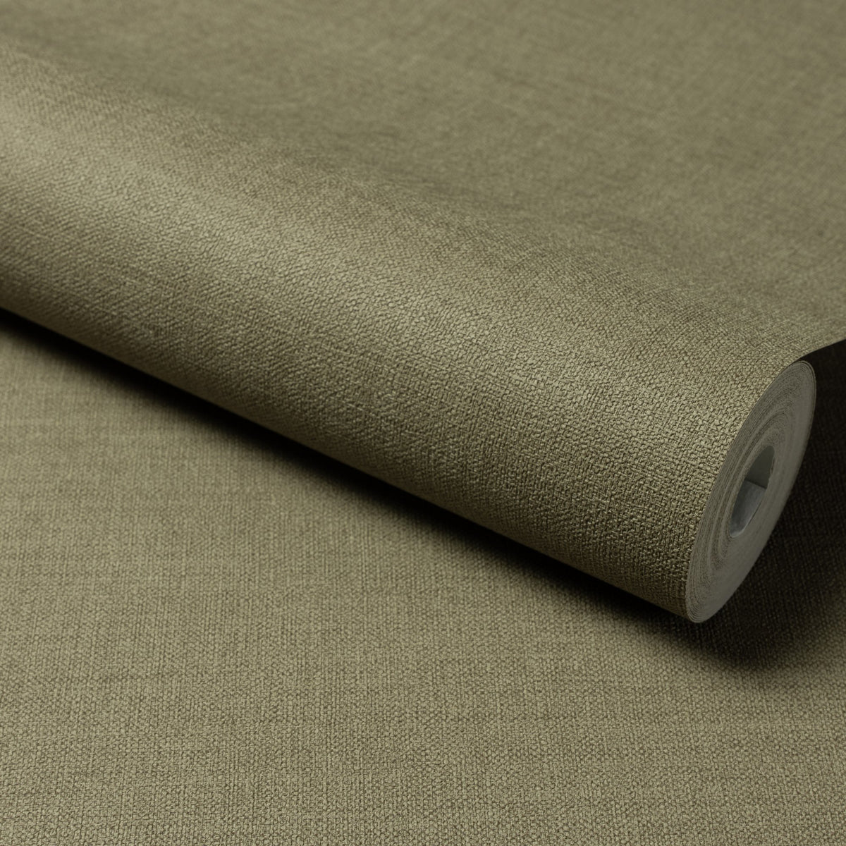 Galerie Structured Walls Textile Plain Green Wallpaper A8492