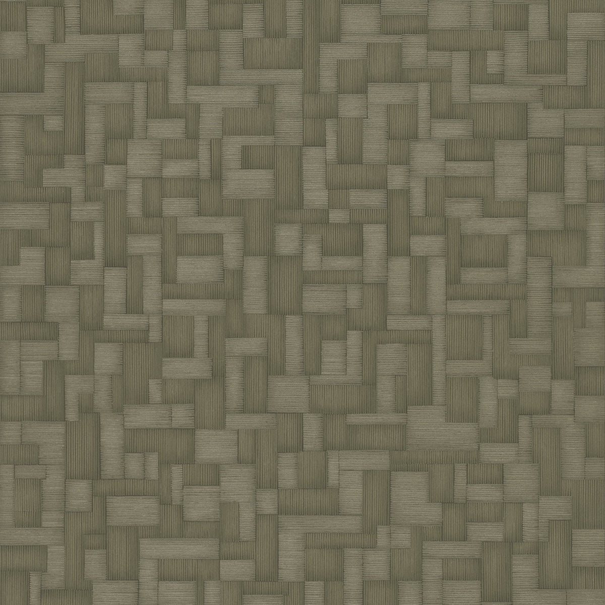 Galerie Structured Walls Geometric All-over Green Wallpaper