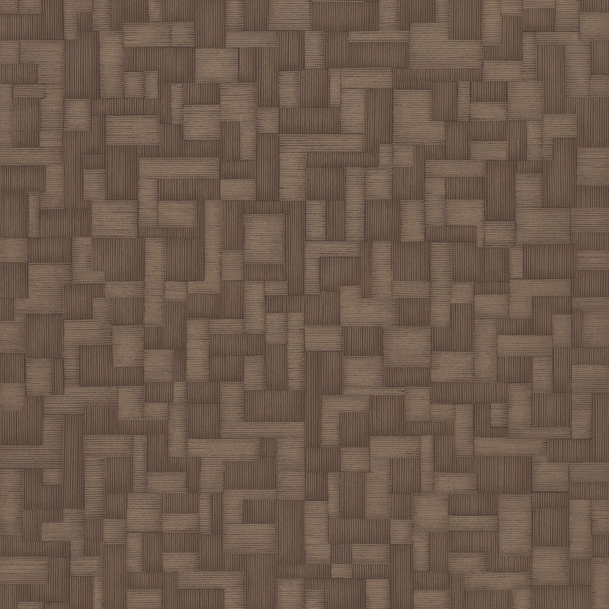 Galerie Structured Walls Geometric All-over Brown Wallpaper