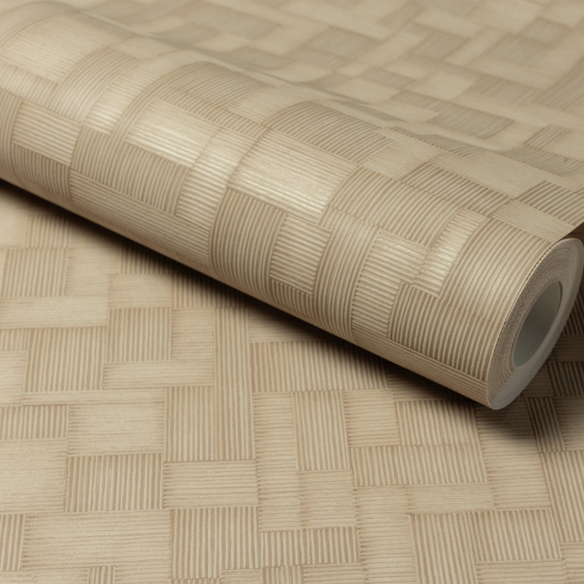 Galerie Structured Walls Geometric All-over Beige Wallpaper