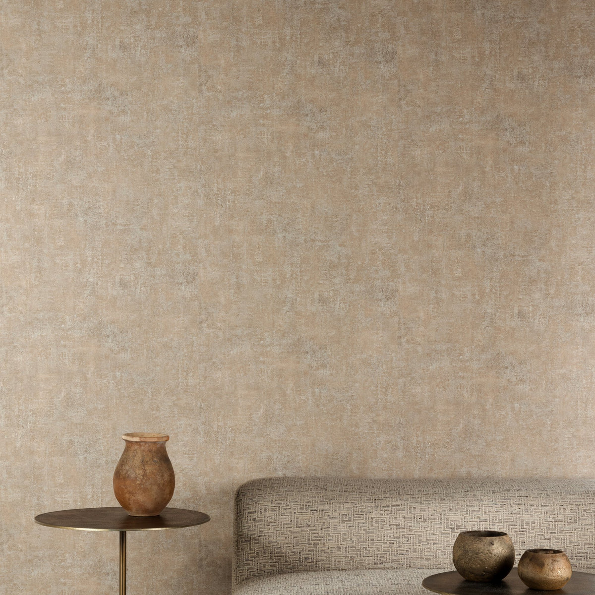Galerie Structured Walls Authentic Plaster Plain Beige Wallp