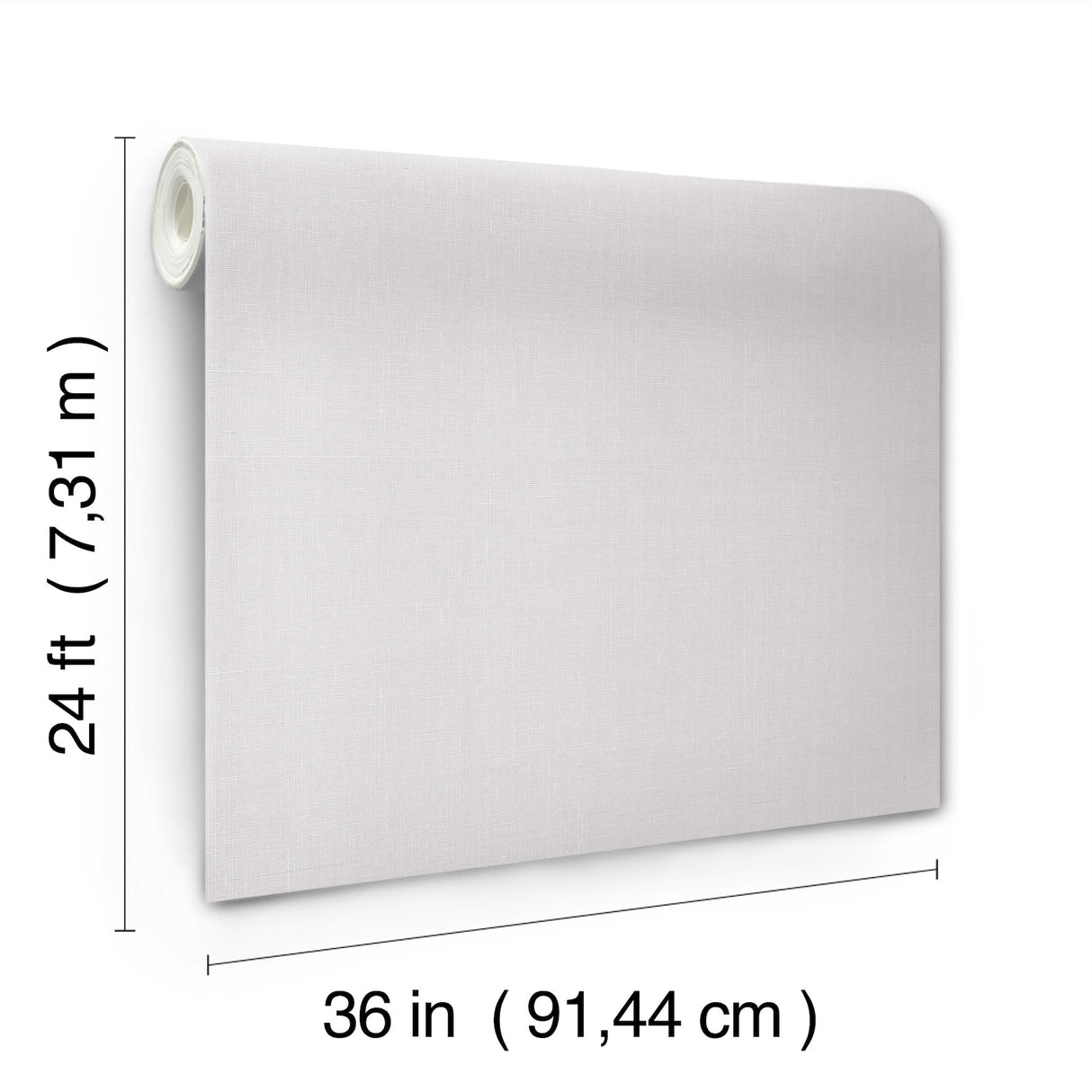 Antonina Vella AB1802 Woven Linen Grey Wallpaper - Eade's Wallpaper