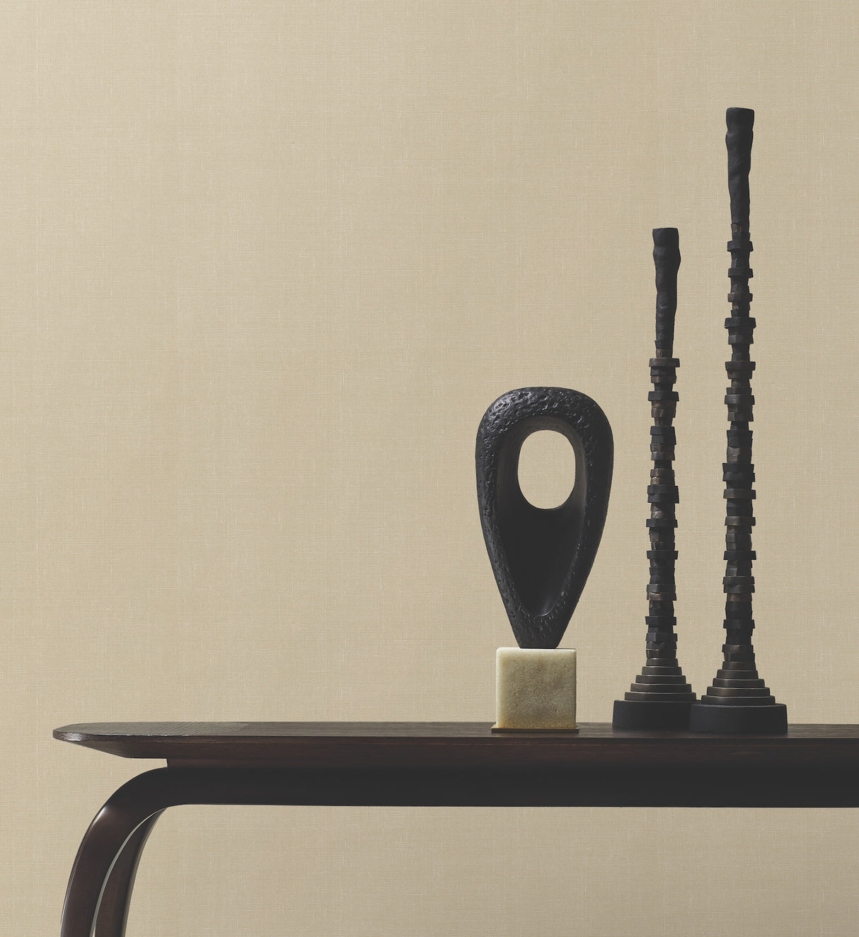 Antonina Vella AB1803 Woven Linen Linen Wallpaper - Eade's Wallpaper