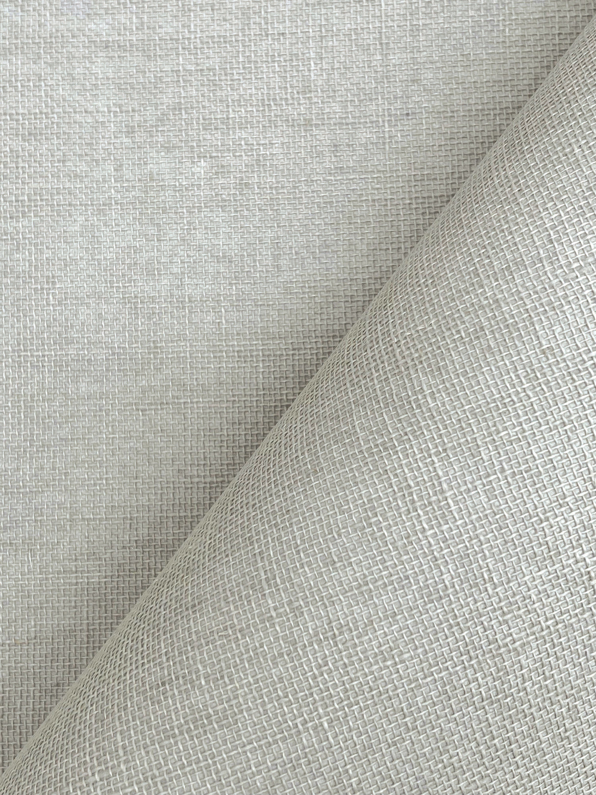 Antonina Vella AB1804 Woven Linen Dove Wallpaper - Eade's Wallpaper