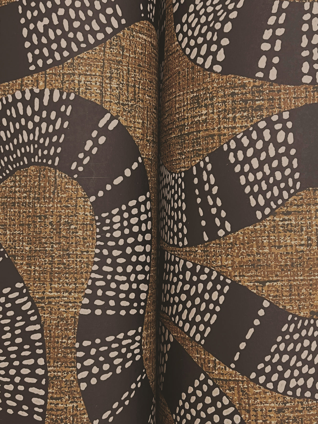 Antonina Vella AB3001 Ophidia Brown Wallpaper - Eade's Wallpaper