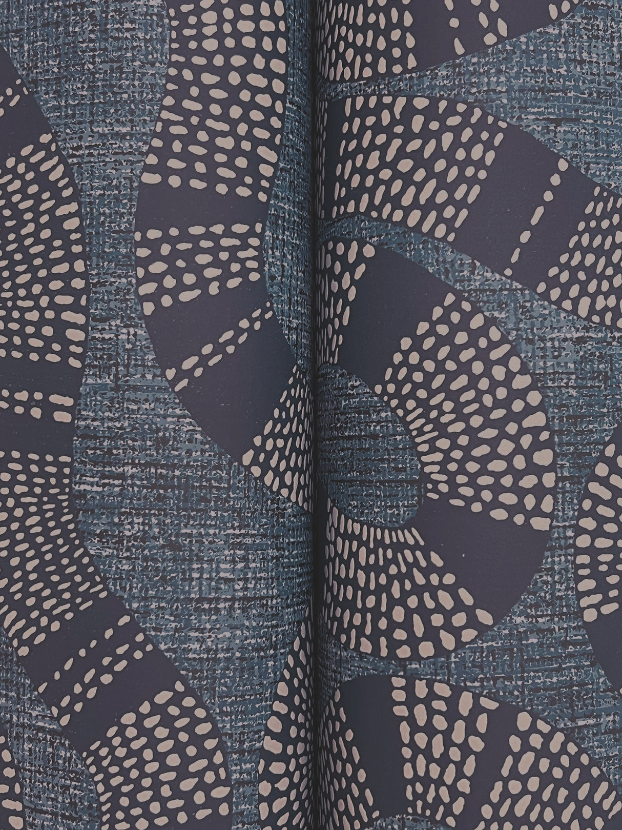 Antonina Vella AB3002 Ophidia Navy Wallpaper - Eade's Wallpaper