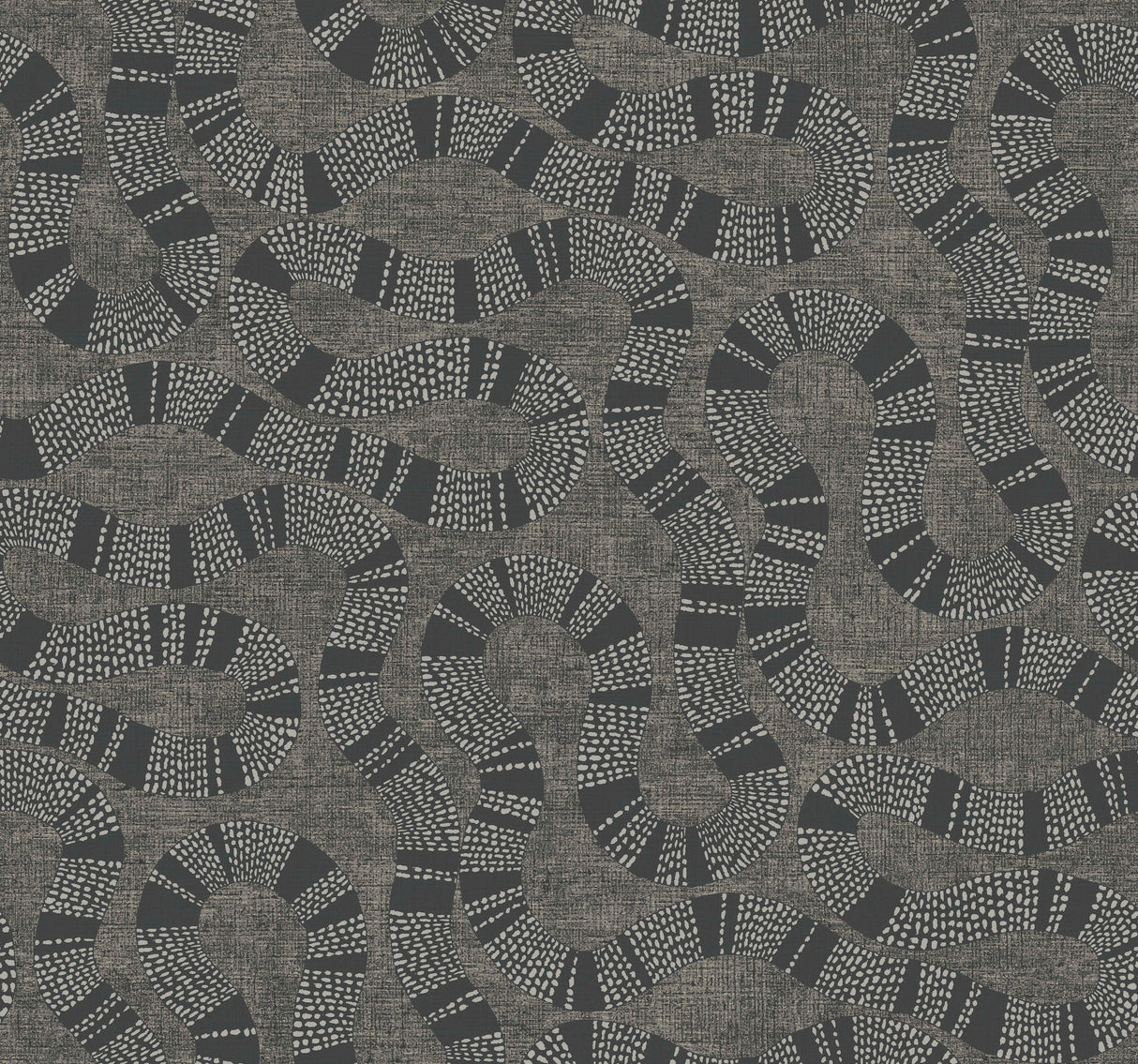 Antonina Vella AB3004 Ophidia Black Wallpaper - Eade's Wallpaper