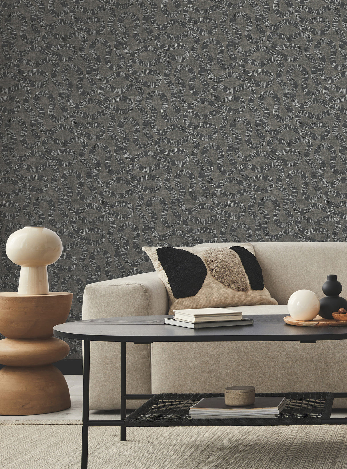 Antonina Vella AB3004 Ophidia Black Wallpaper - Eade's Wallpaper