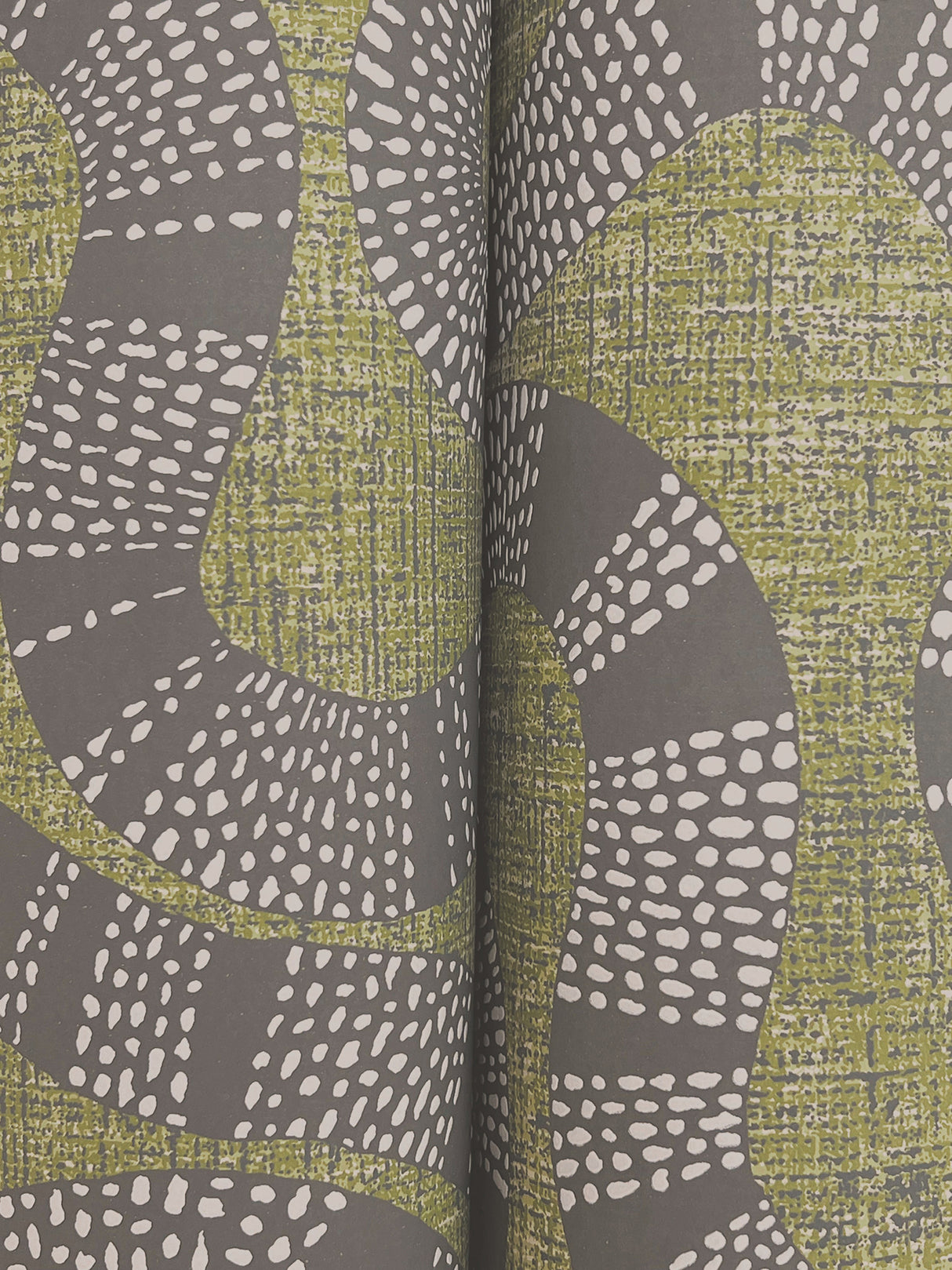 Antonina Vella AB3005 Ophidia Olive Wallpaper - Eade's Wallpaper