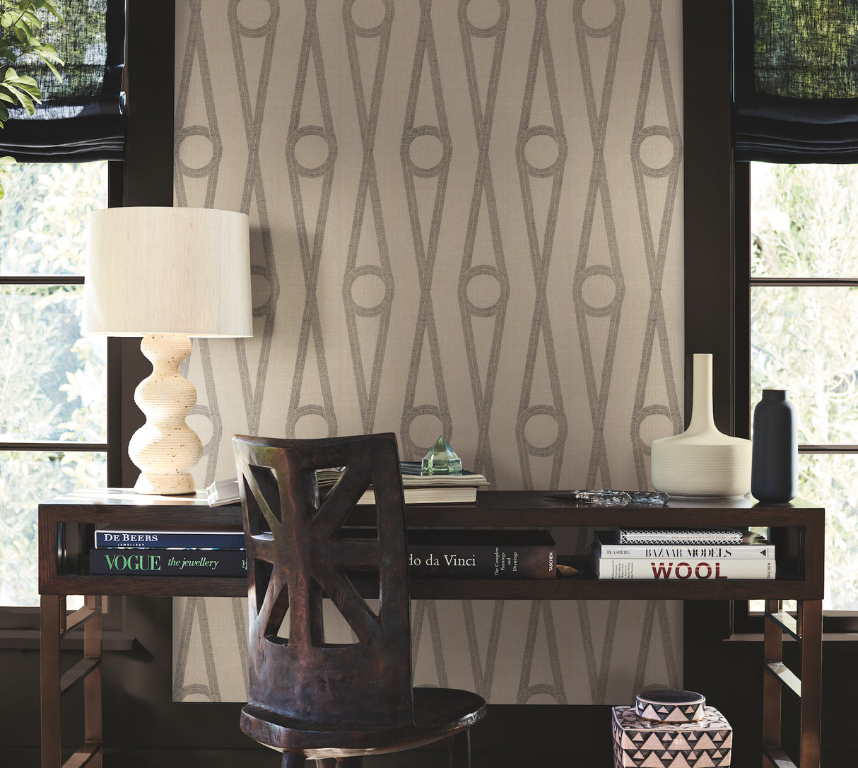 Antonina Vella AB3012 Henlein Gold Wallpaper - Eade's Wallpaper