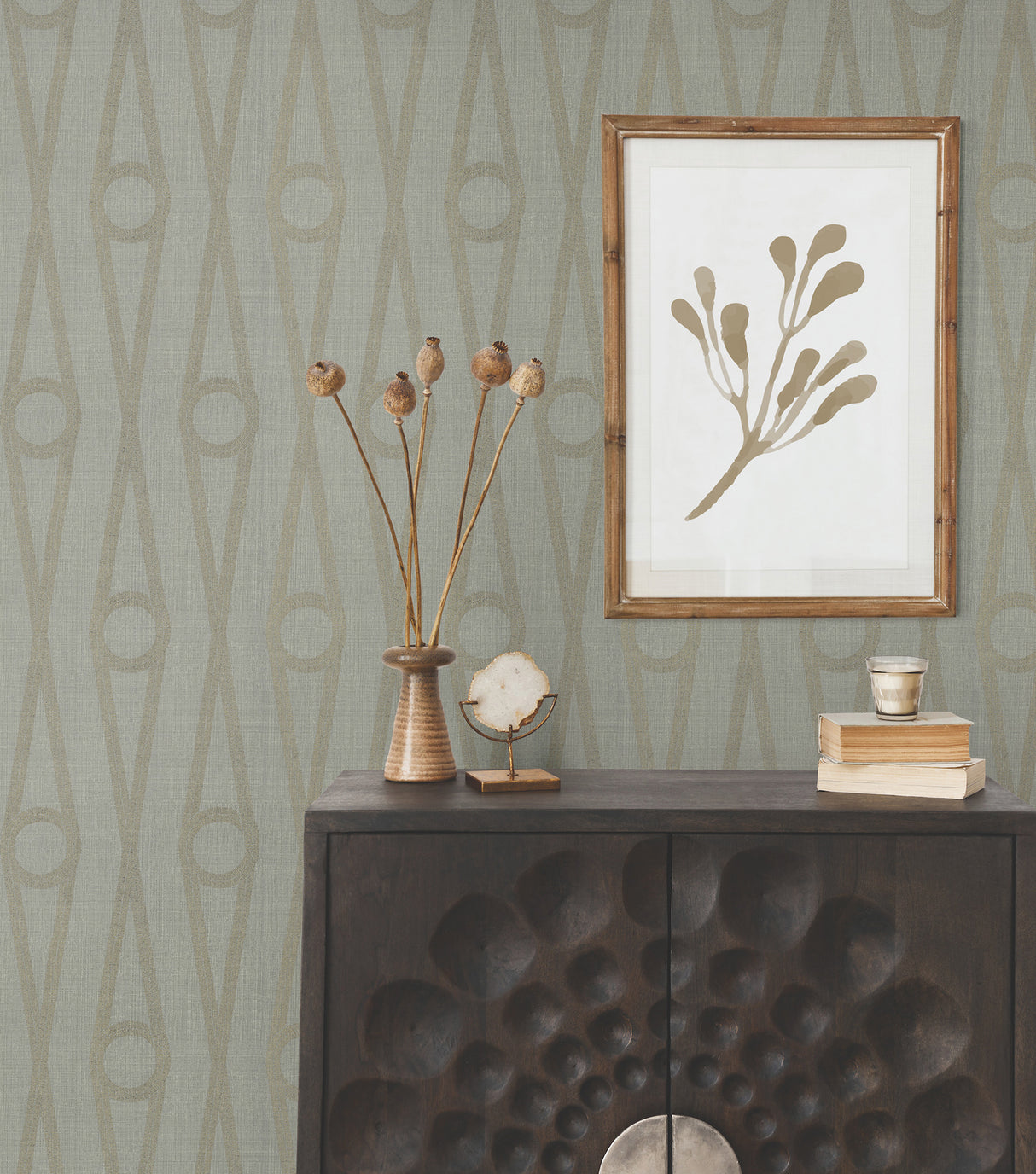 Antonina Vella AB3013 Henlein Grey Wallpaper - Eade's Wallpaper