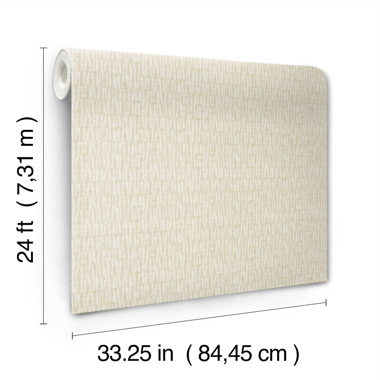 Antonina Vella AB3041 Thatched Taupe Wallpaper - Eade's Wallpaper