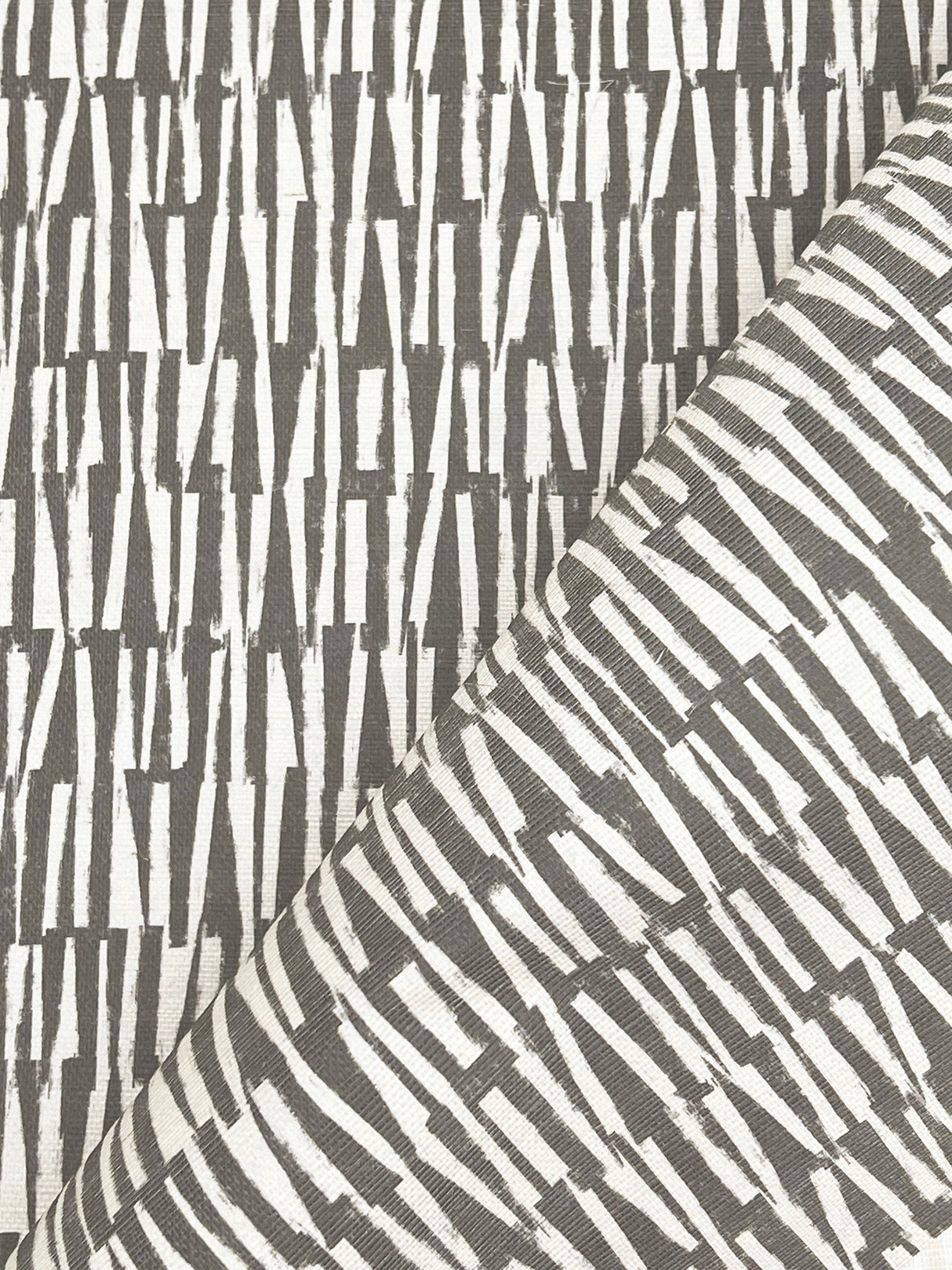 Antonina Vella AB3042 Thatched Black Wallpaper - Eade's Wallpaper