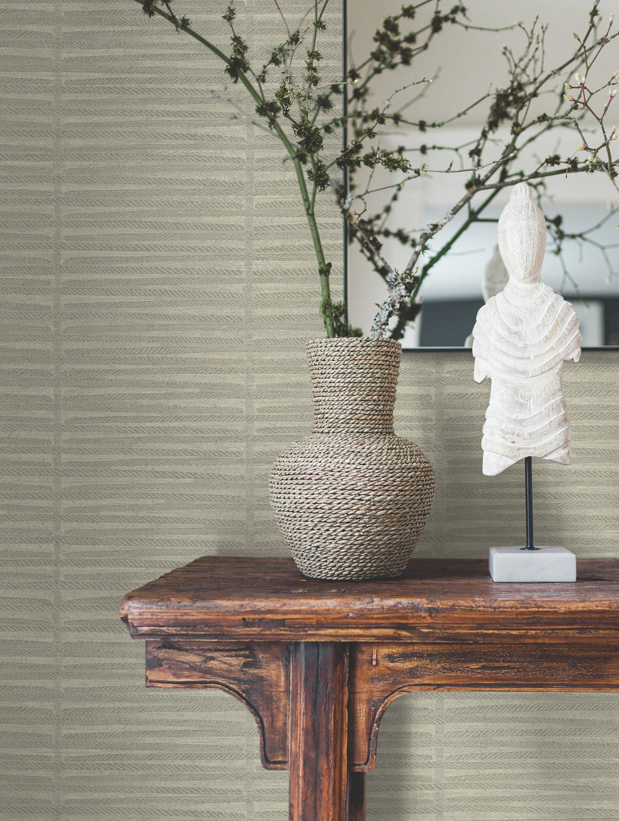 Antonina Vella AB3053 Iringa Linen Wallpaper - Eade's Wallpaper