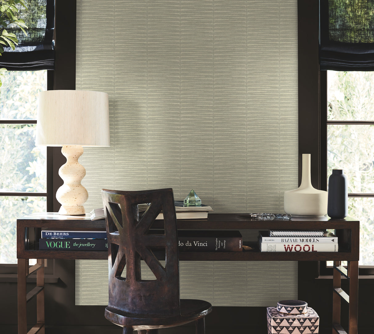 Antonina Vella AB3053 Iringa Linen Wallpaper - Eade's Wallpaper