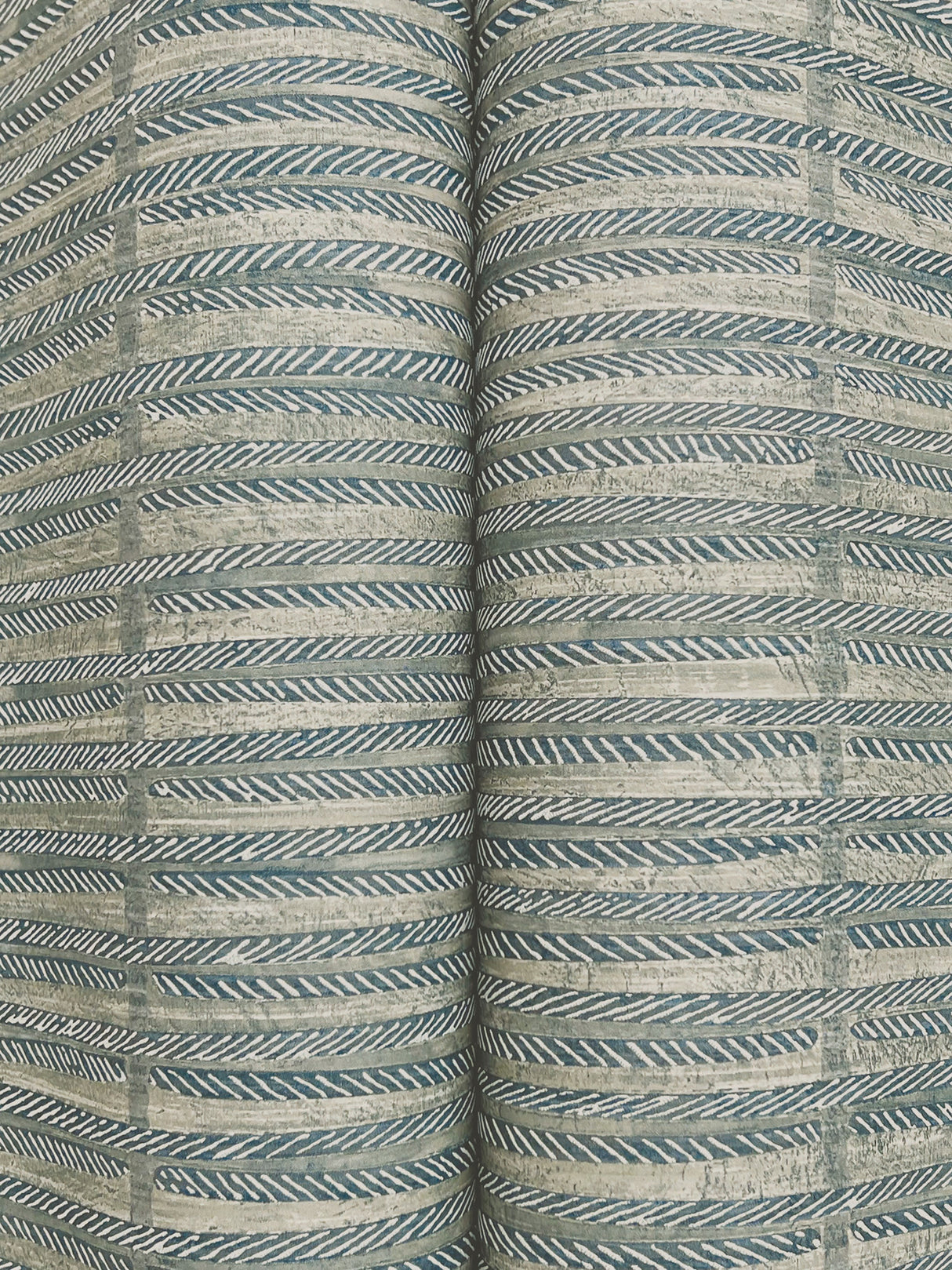 Antonina Vella AB3054 Iringa Indigo Wallpaper - Eade's Wallpaper
