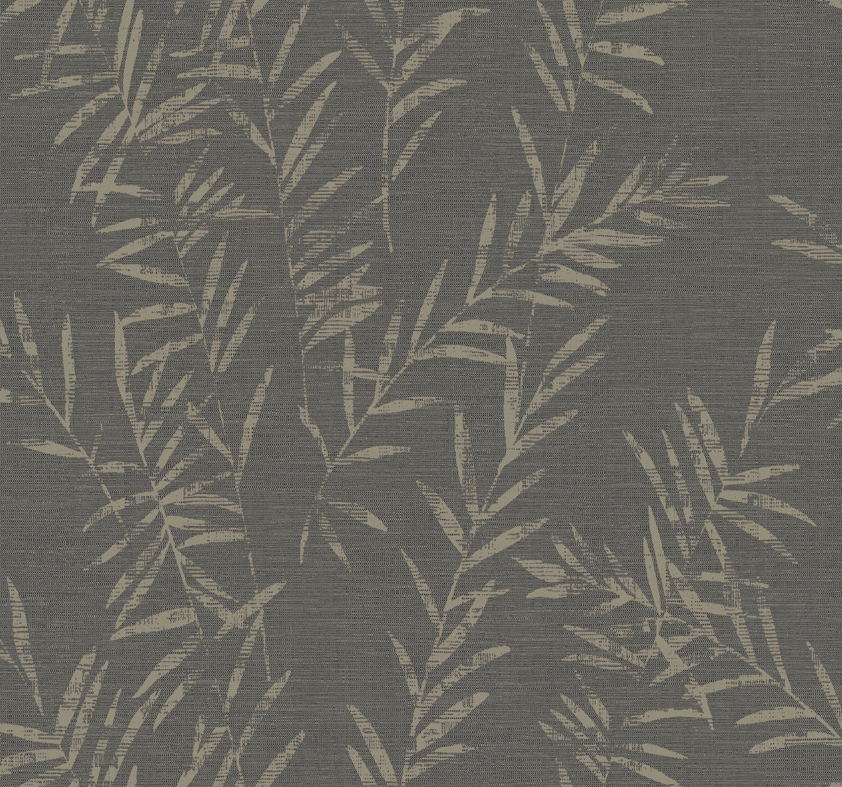 Antonina Vella AB3061 Allerton Bamboo Black Wallpaper - Eade's Wallpaper