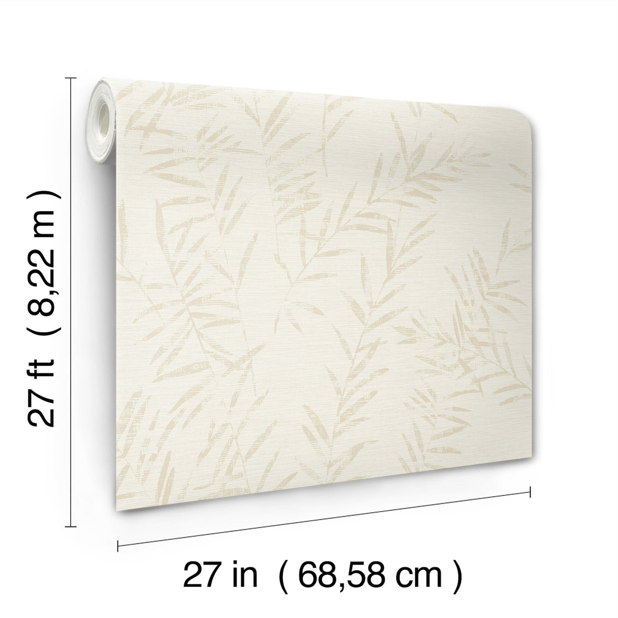 Antonina Vella AB3065 Allerton Bamboo Alabaster Wallpaper - Eade's Wallpaper