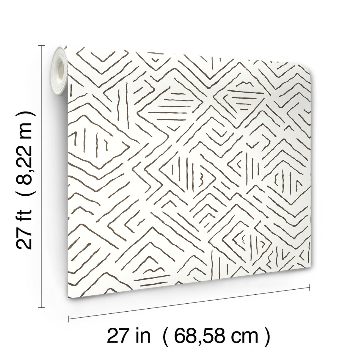 Antonina Vella AB3081 Sirih Black Wallpaper - Eade's Wallpaper