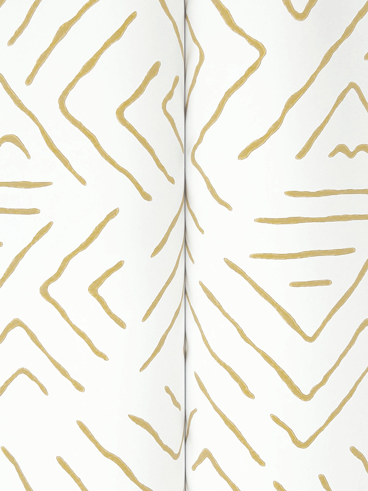 Antonina Vella AB3084 Sirih Ochre Wallpaper - Eade's Wallpaper