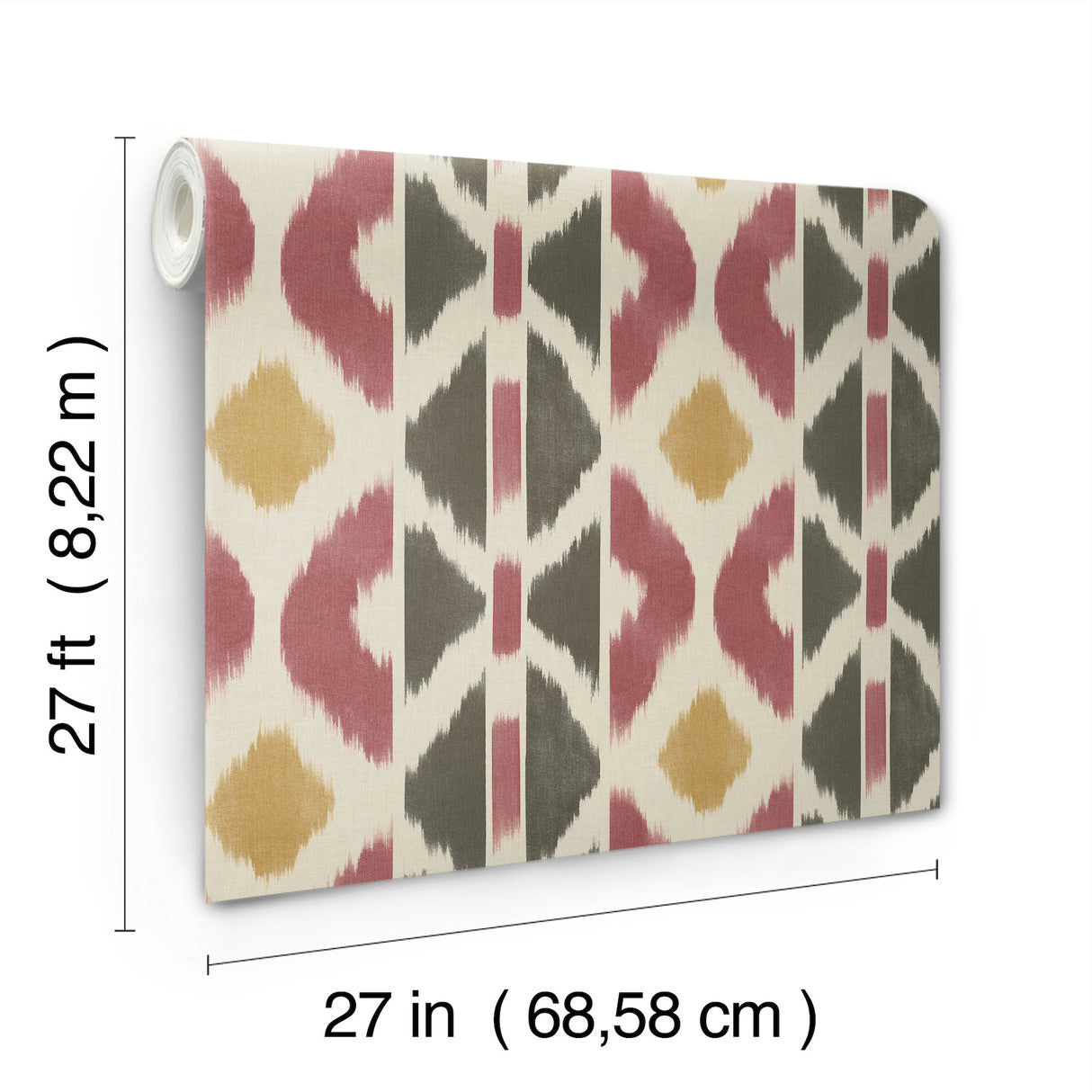 Antonina Vella AB3091 Patan Ruby Wallpaper - Eade's Wallpaper