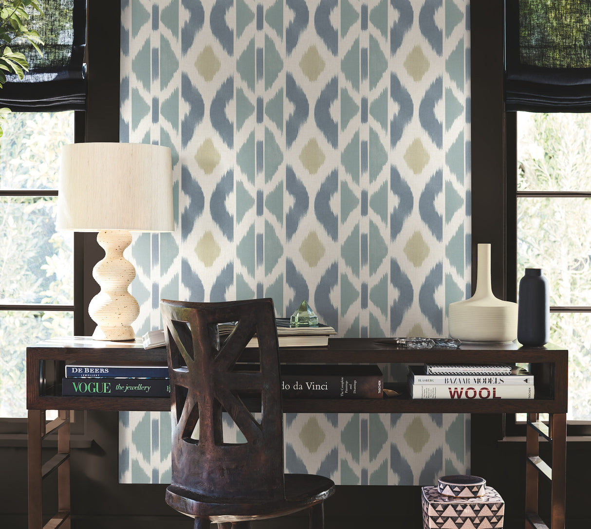 Antonina Vella AB3094 Patan Denim Wallpaper - Eade's Wallpaper
