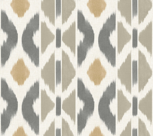 Antonina Vella AB3095 Patan Taupe Wallpaper - Eade's Wallpaper