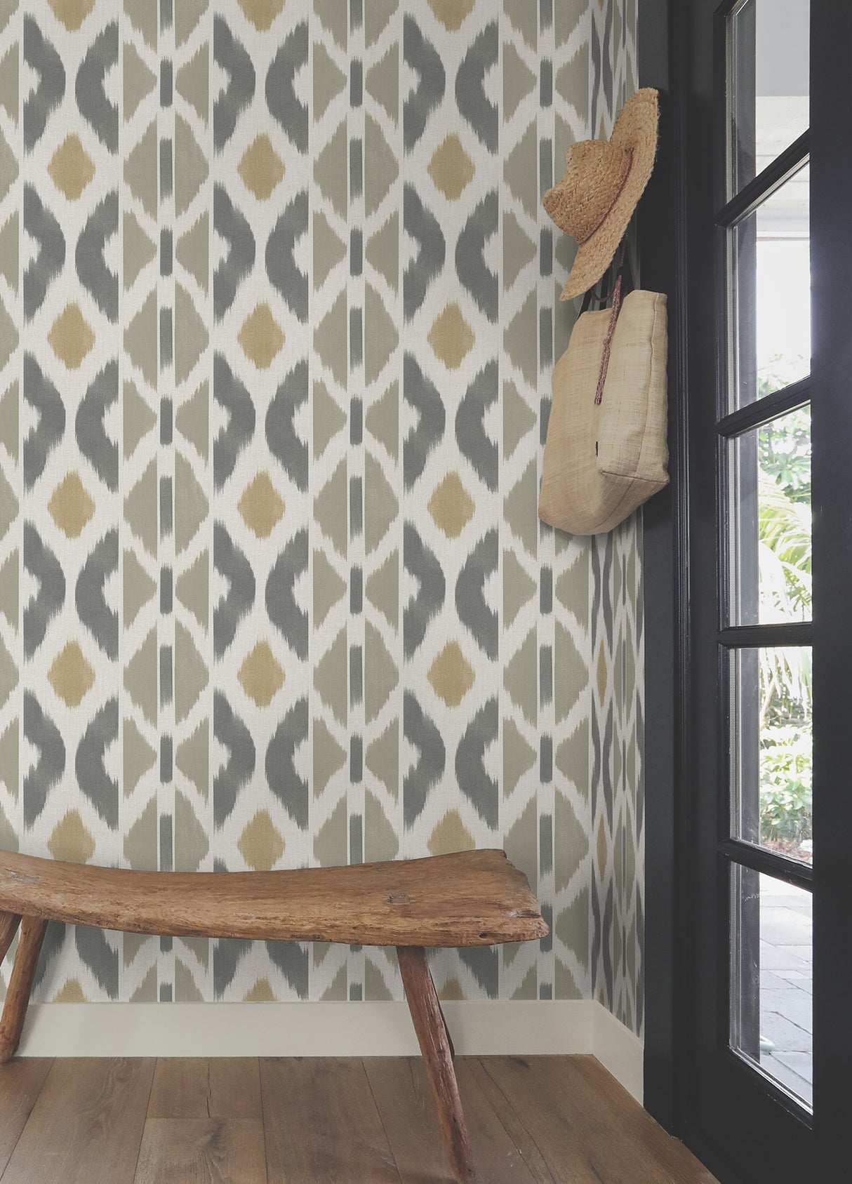 Antonina Vella AB3095 Patan Taupe Wallpaper - Eade's Wallpaper