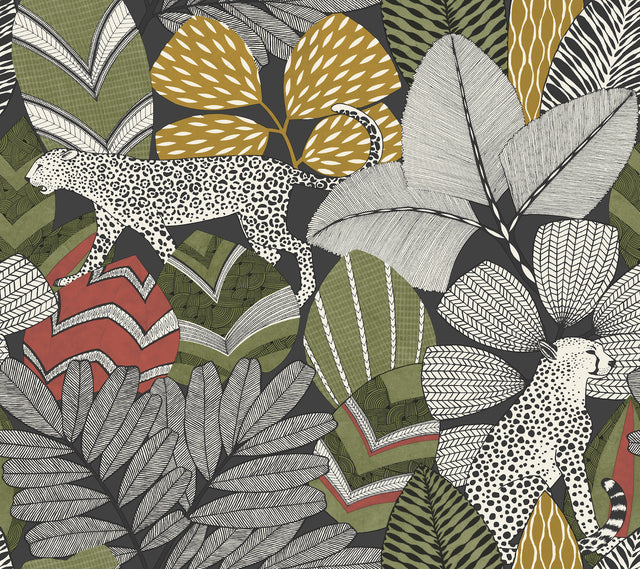 Antonina Vella AB3112 Namiri Black Wallpaper - Eade's Wallpaper